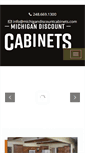 Mobile Screenshot of michigandiscountcabinets.com